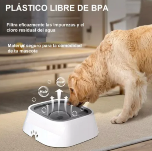 Bebedero Antiderrame para Mascotas