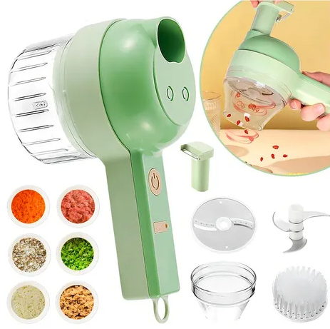 Cortador y Procesador Eléctrico 4 en 1