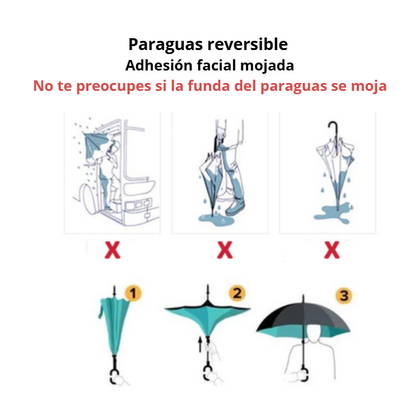 Paraguas Reversible